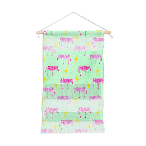 Hello Sayang Lightning Zebras Wall Hanging Portrait
