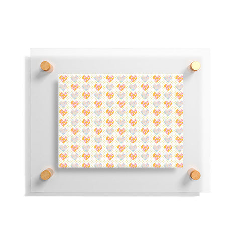 Hello Sayang Love Patch Floating Acrylic Print