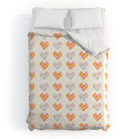 Hello Sayang Love Patch Duvet Cover