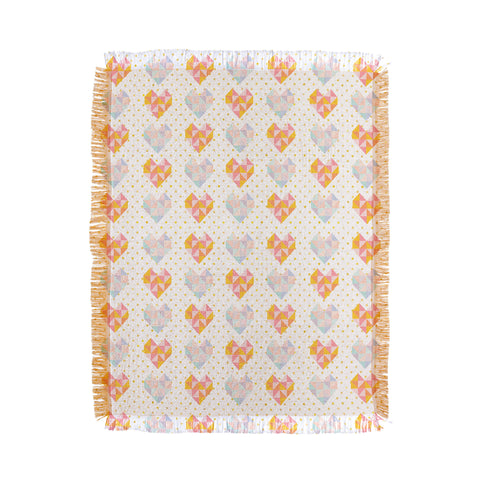 Hello Sayang Love Patch Throw Blanket