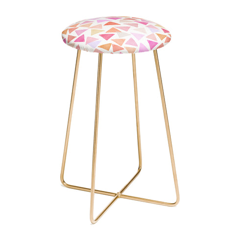 Hello Sayang Love Triangles Counter Stool