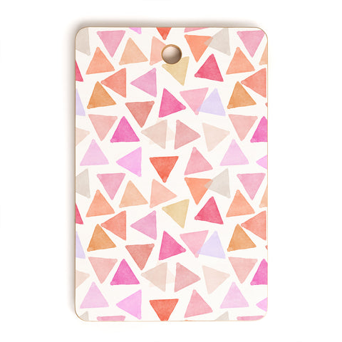 Hello Sayang Love Triangles Cutting Board Rectangle