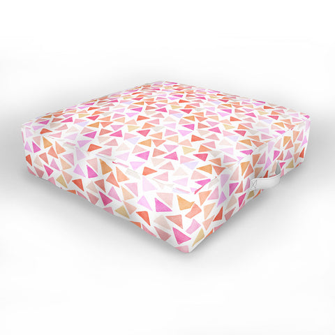 Hello Sayang Love Triangles Outdoor Floor Cushion