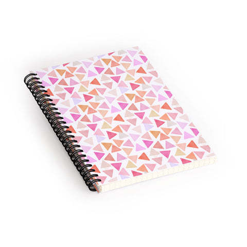 Hello Sayang Love Triangles Spiral Notebook