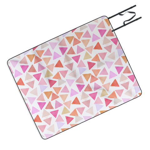 Hello Sayang Love Triangles Picnic Blanket