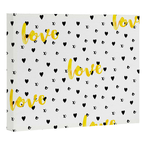 Hello Sayang Love XOXO Art Canvas