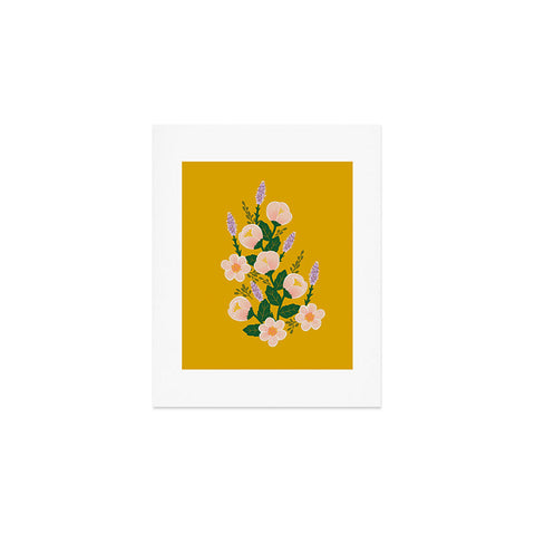 Hello Sayang Lovely Roses Yellow Art Print
