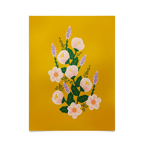 Hello Sayang Lovely Roses Yellow Poster
