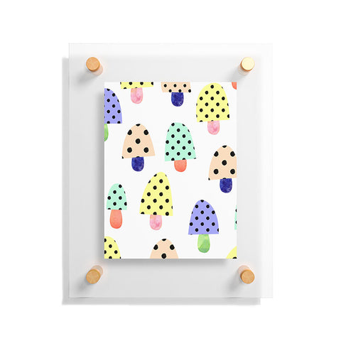 Hello Sayang Magic Mushrooms Floating Acrylic Print