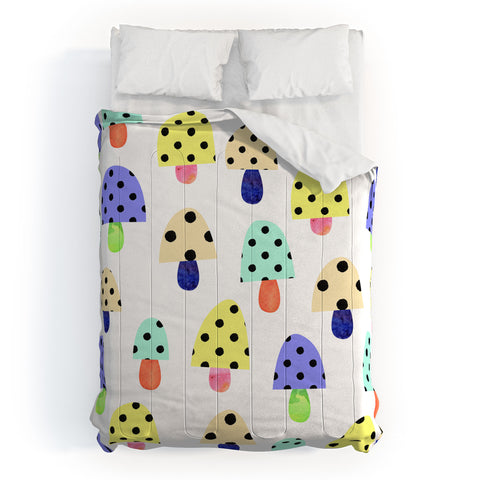 Hello Sayang Magic Mushrooms Comforter