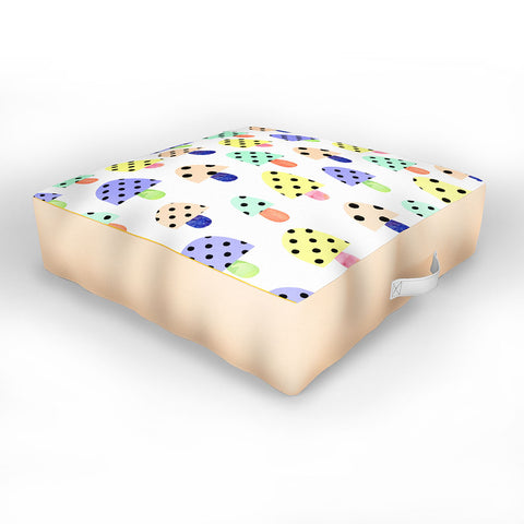 Hello Sayang Magic Mushrooms Outdoor Floor Cushion