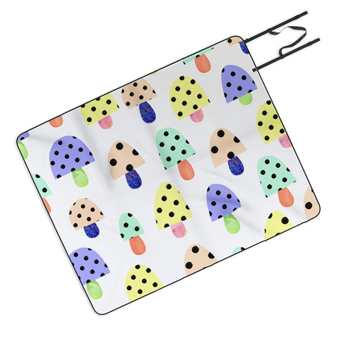 Hello Sayang Magic Mushrooms Picnic Blanket