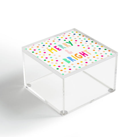 Hello Sayang Merry And Bright Polka Dots Acrylic Box