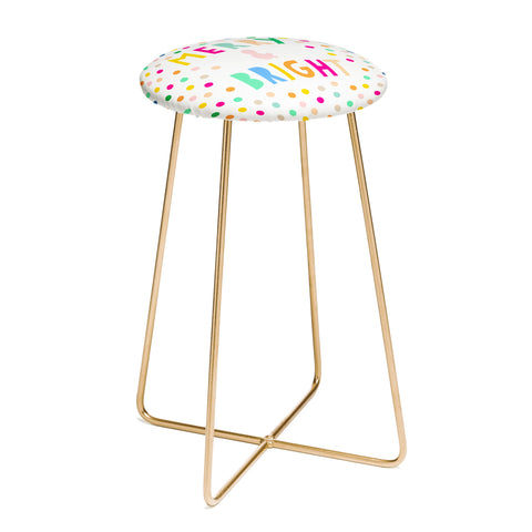 Hello Sayang Merry And Bright Polka Dots Counter Stool