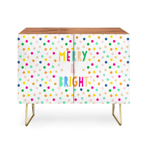 Hello Sayang Merry And Bright Polka Dots Credenza
