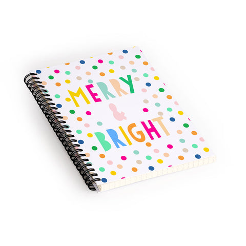Hello Sayang Merry And Bright Polka Dots Spiral Notebook