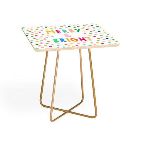 Hello Sayang Merry And Bright Polka Dots Side Table