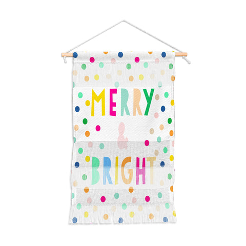 Hello Sayang Merry And Bright Polka Dots Wall Hanging Portrait
