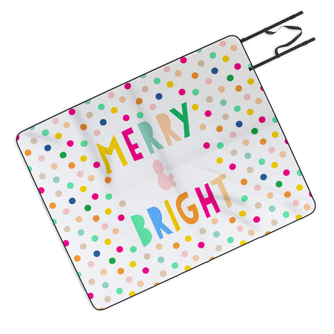 Hello Sayang Merry And Bright Polka Dots Picnic Blanket