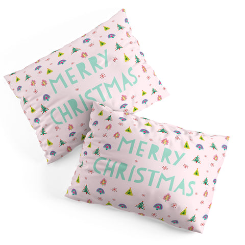 Hello Sayang Merry Christmas Trees Pillow Shams