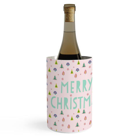 Hello Sayang Merry Christmas Trees Wine Chiller