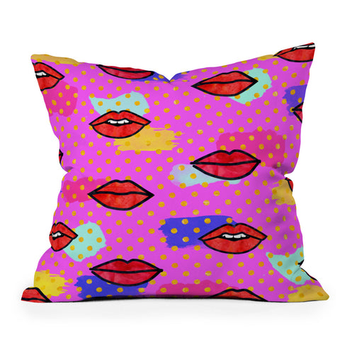 Hello Sayang Mon Cheri Throw Pillow
