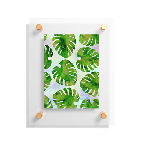 Hello Sayang Monster Monstera Floating Acrylic Print