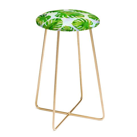 Hello Sayang Monster Monstera Counter Stool