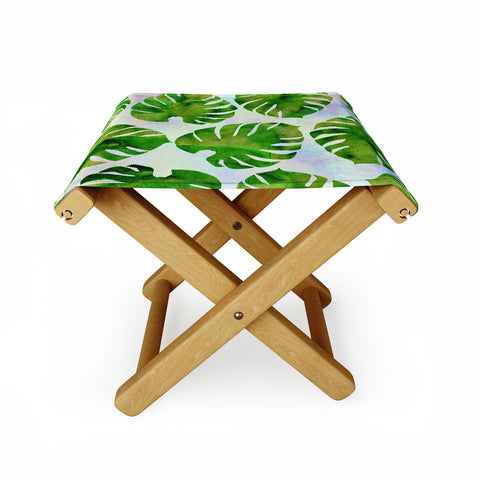 Hello Sayang Monster Monstera Folding Stool
