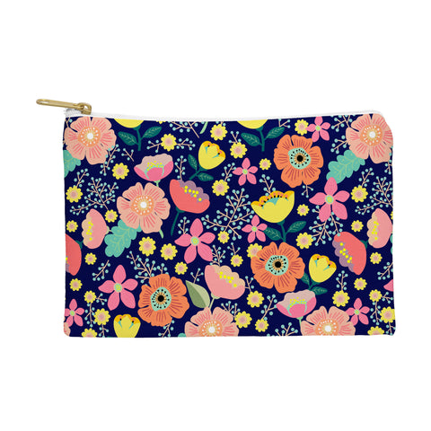 Hello Sayang Night Wild Flowers Pouch