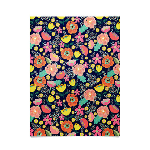 Hello Sayang Night Wild Flowers Poster