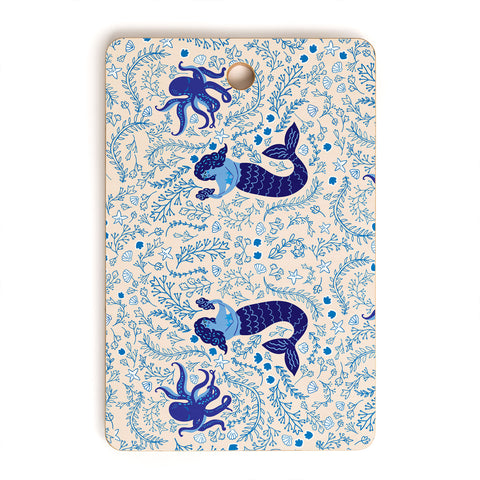 Hello Sayang Ocean Creatures Cutting Board Rectangle