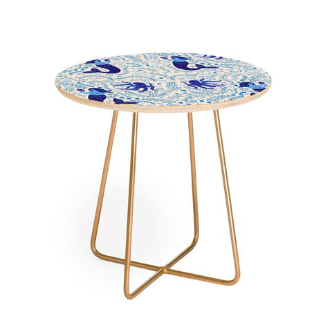 Hello Sayang Ocean Creatures Round Side Table