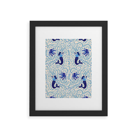 Hello Sayang Ocean Creatures Framed Art Print