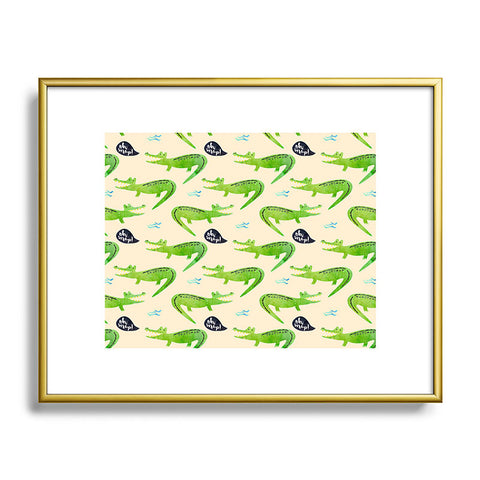 Hello Sayang Oh Snap Metal Framed Art Print