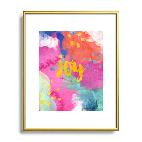 Hello Sayang Oui Joy Metal Framed Art Print