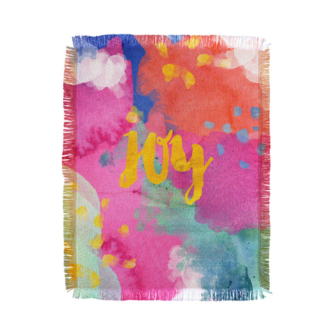 Hello Sayang Oui Joy Throw Blanket