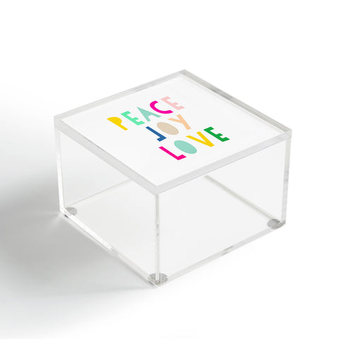 Hello Sayang Peace Joy Love Acrylic Box