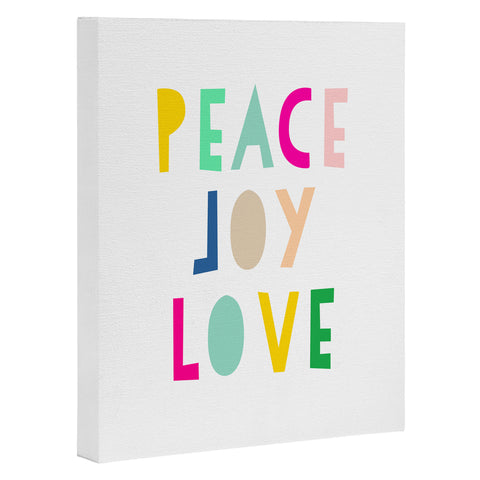 Hello Sayang Peace Joy Love Art Canvas