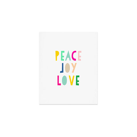Hello Sayang Peace Joy Love Art Print
