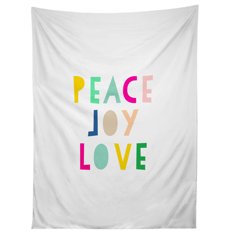 Hello Sayang Peace Joy Love Tapestry