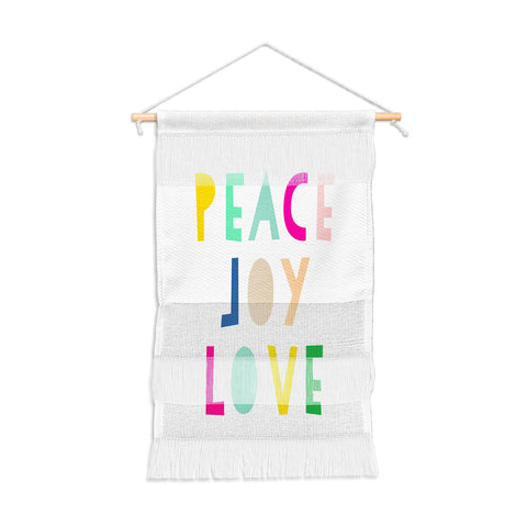 Hello Sayang Peace Joy Love Wall Hanging Portrait