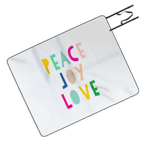 Hello Sayang Peace Joy Love Picnic Blanket
