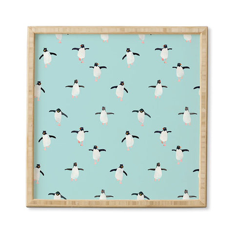 Hello Sayang Penguin Parade Framed Wall Art