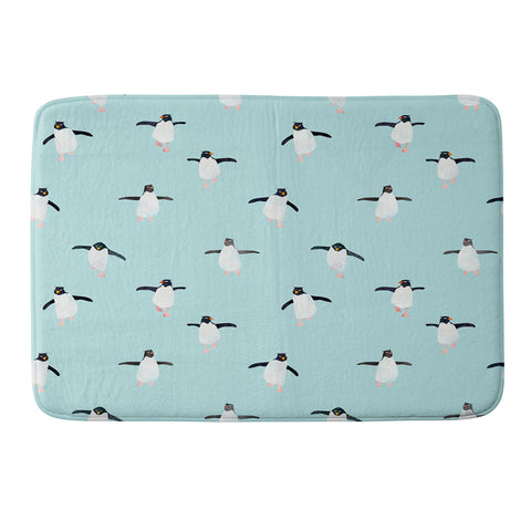 Hello Sayang Penguin Parade Memory Foam Bath Mat