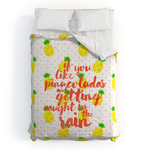 Hello Sayang Pineapple Pina Coladas Comforter