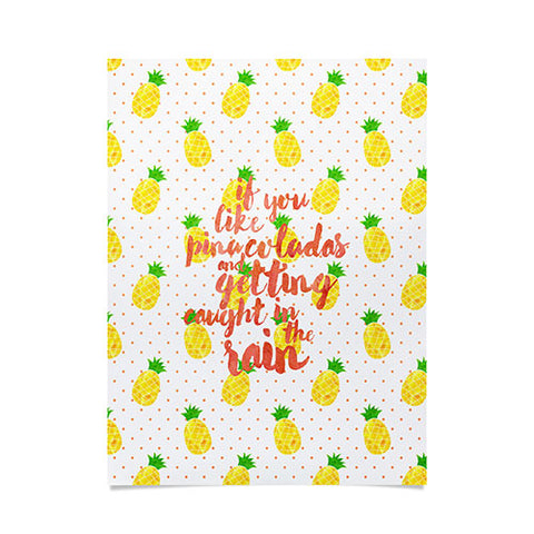 Hello Sayang Pineapple Pina Coladas Poster