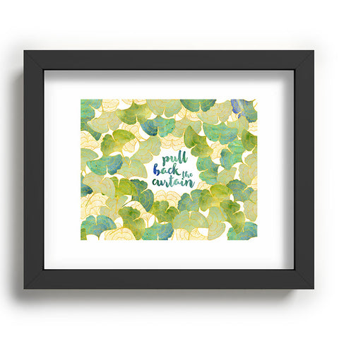 Hello Sayang Pull Back The Curtain Recessed Framing Rectangle