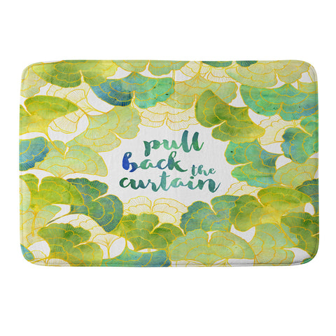 Hello Sayang Pull Back The Curtain Memory Foam Bath Mat
