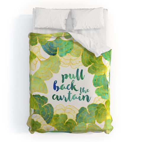 Hello Sayang Pull Back The Curtain Duvet Cover
